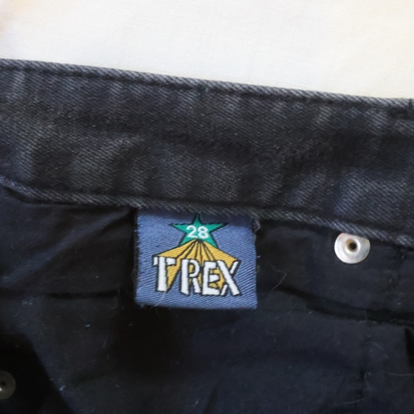 T-Rex Jeans Black Denim Cotton Pants Size 28 - Picture 12 of 13